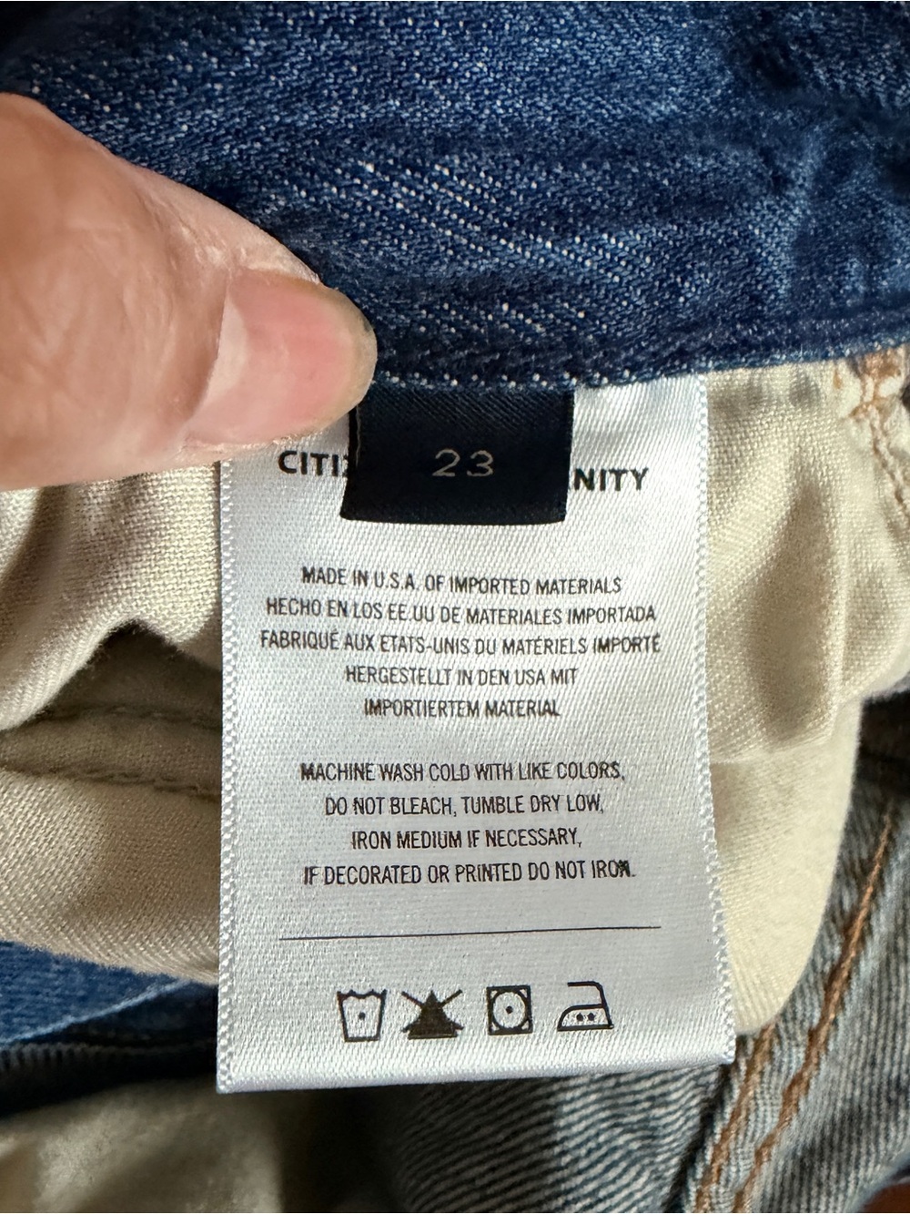 Vintage Citizen of Humanity Annina Jeans Size 23 - Picture 8 of 10